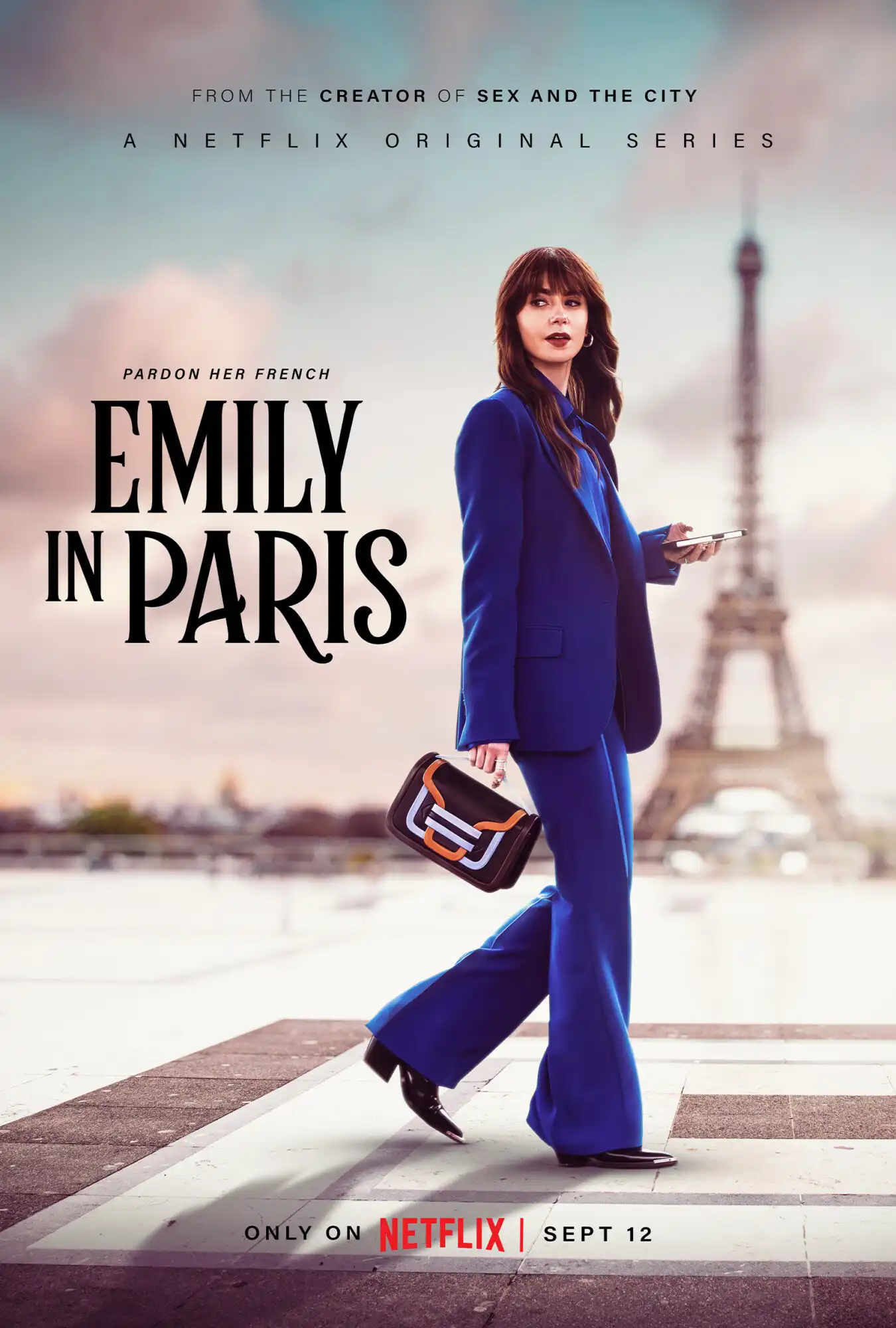 Emily in Paris série romantique populaire regardée en France sur IPTV Premium 4K