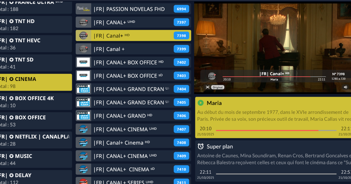 Chaines TV